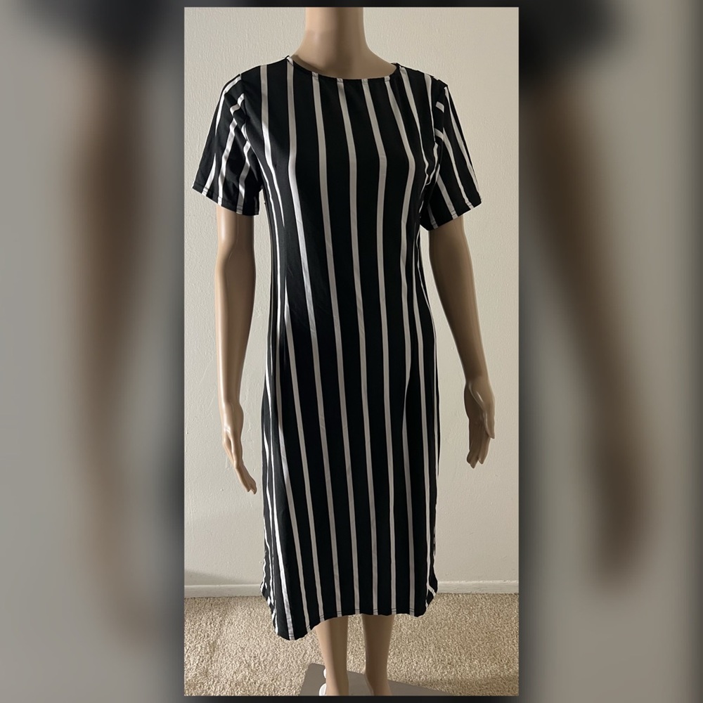 Black and white dress
